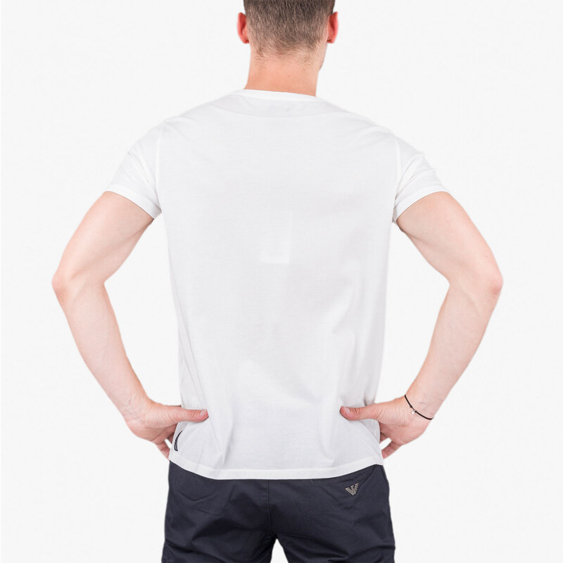 Bílé tričko Armani Jeans L