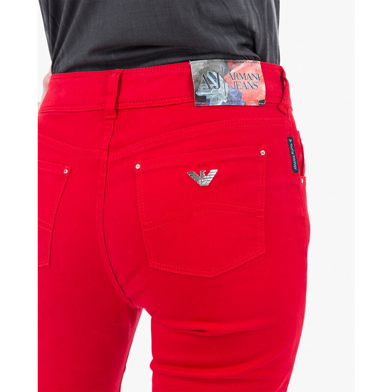 Červené džíny Armani Jeans 27