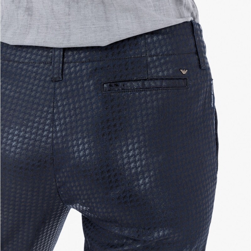 Modré kalhoty Armani Jeans 36