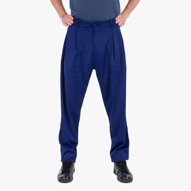 Modré kalhoty Armani Jeans 48