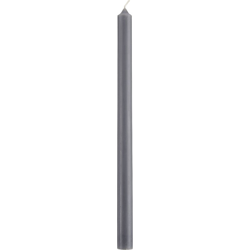 IB LAURSEN Úzká svíčka Dark grey 20 cm