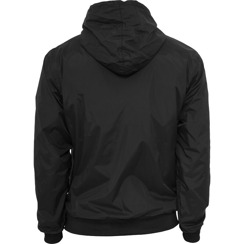 Pánská jarní bunda Urban Classics Contrast Windrunner - černá, červená