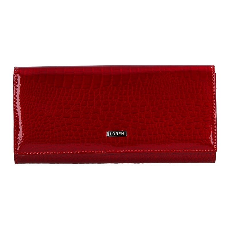 Dámská kožená peněženka Loren Agnes - červená