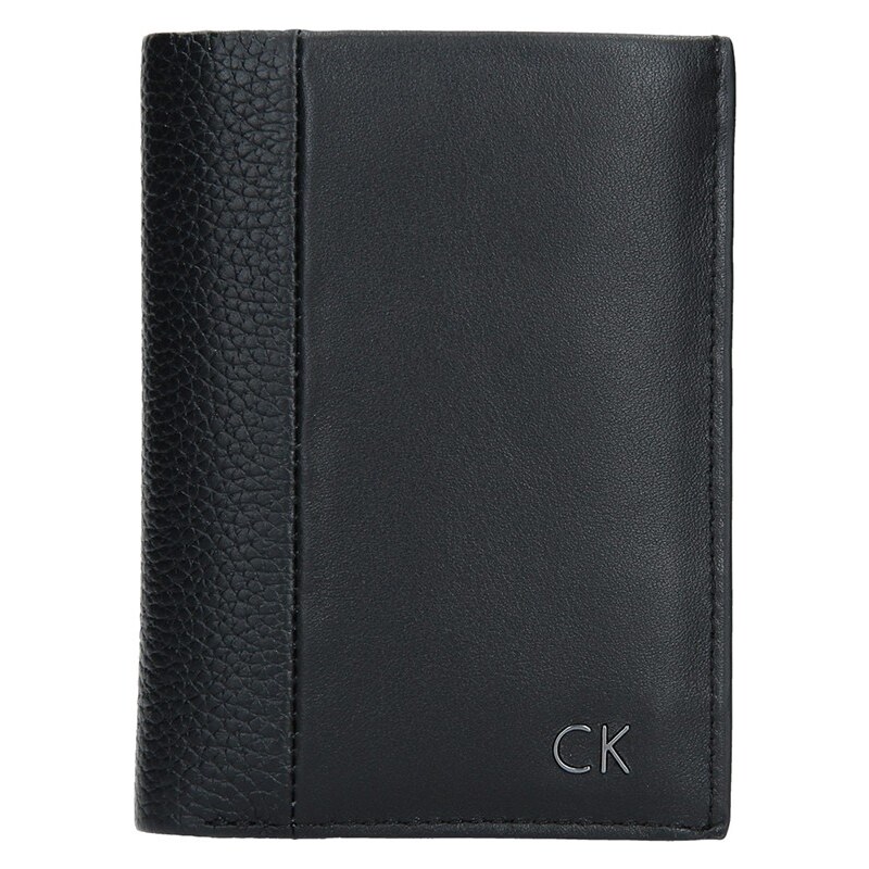 Pánská kožená peněženka Calvin Klein Trevor - černá