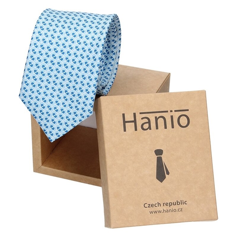 Pánská kravata Hanio Broby - modrá