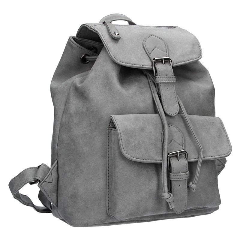 Moderní dámský batoh Enrico Benetti 66194 - šedá