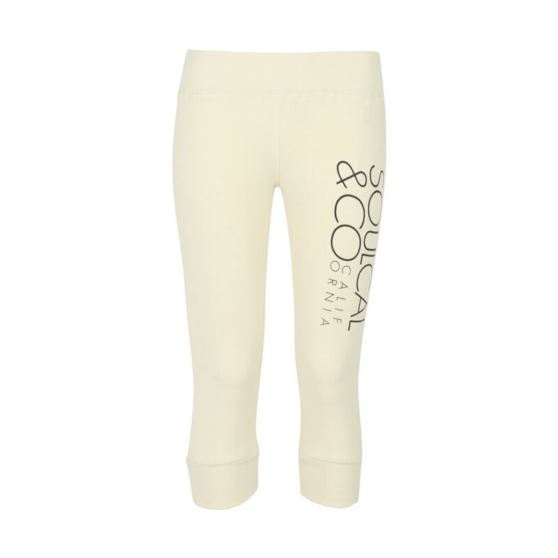 SoulCal Skinny Crop Sweatpants Cream 10 (S)