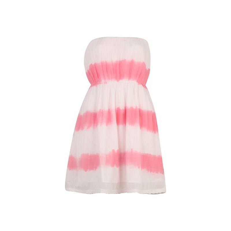 SoulCal Tie Dye Beach Dress White/Pink 10 (S)