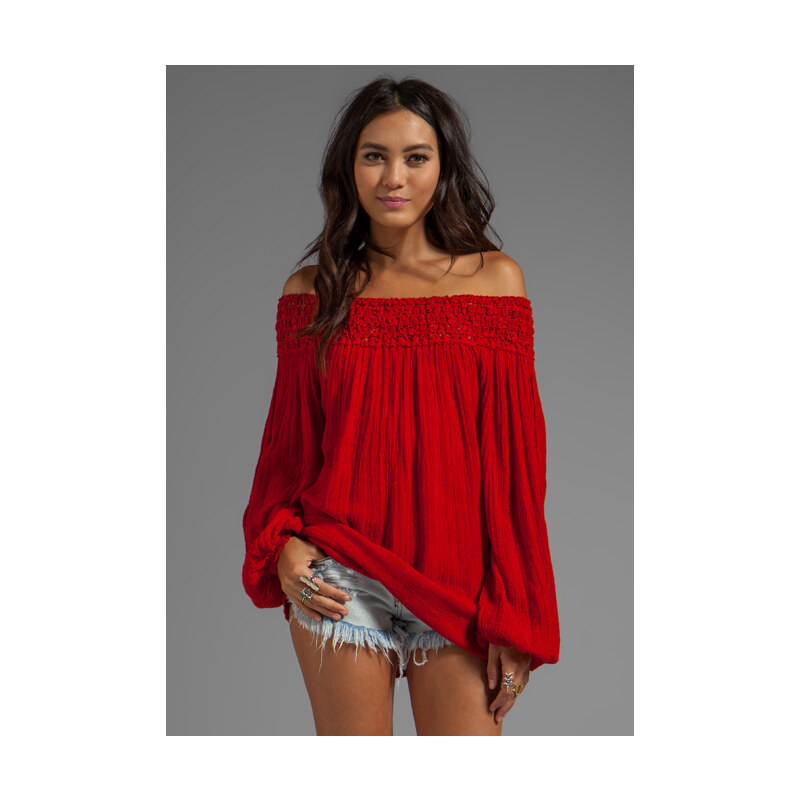 Jen's Pirate Booty Whipping Post Tunic in Red