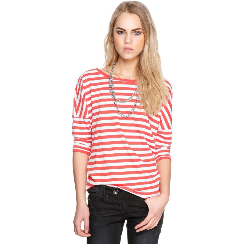 s.Oliver Striped T-shirt with batwing sleeves