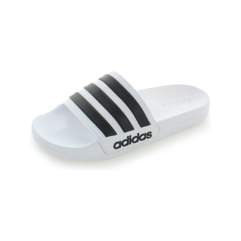 adidas CORE Dámské bílé pantofle Adilette Shower - GLAMI.cz