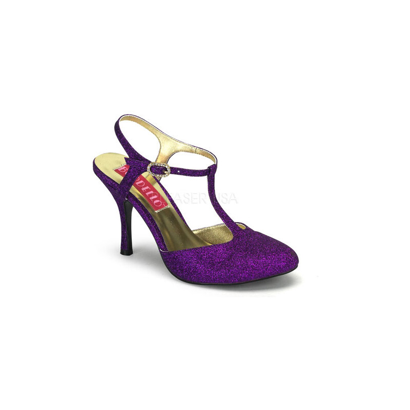 Violette 12G fialové sandálky Pleaser 36 (US 6)