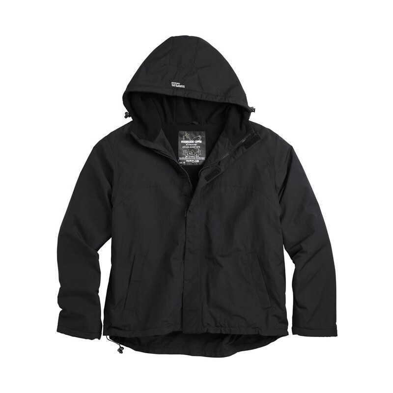 Surplus Bunda Windbreaker-Zipper černá S