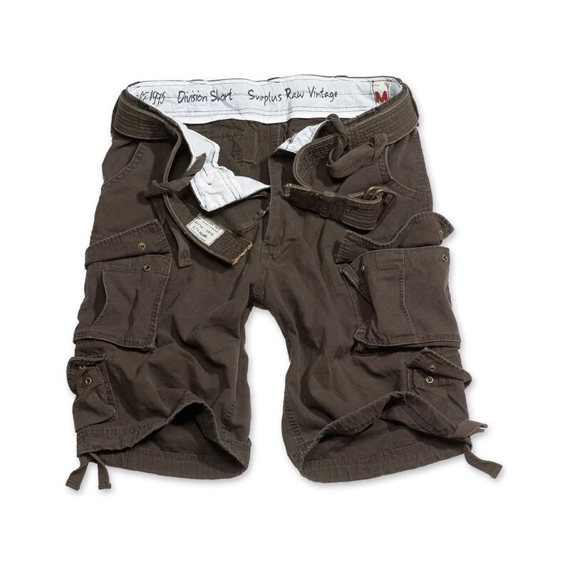 Surplus Kalhoty krátké Division Shorts hnědé S