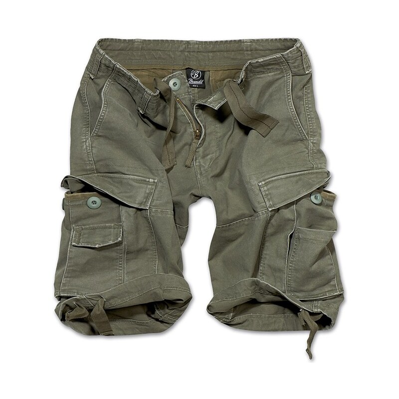 Brandit Kalhoty krátké Vintage Classic Shorts olivové M