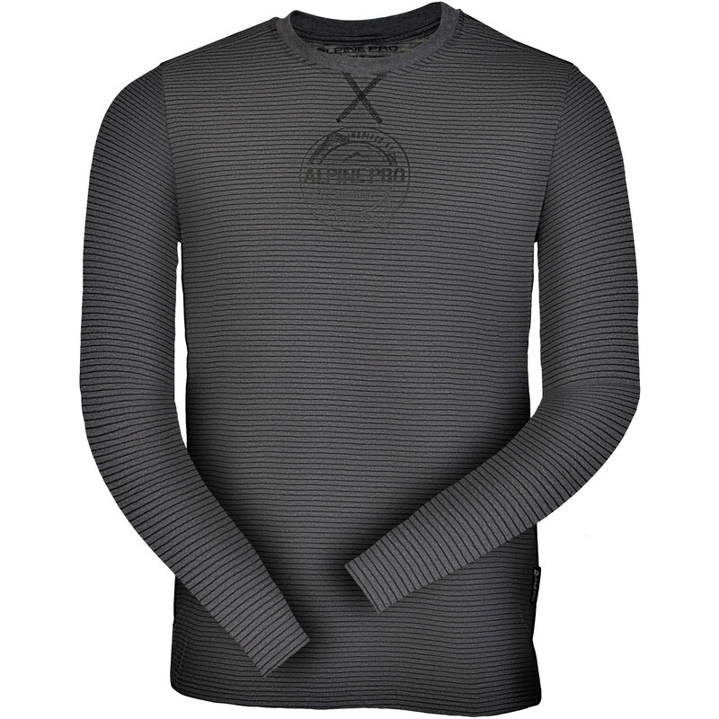 Pánské triko Alpine Pro PERKOS 3 - tmavě šedá