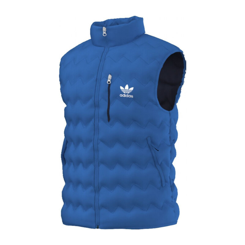 Pánská vesta adidas Originals SERRATED VEST (Modrá) - GLAMI.cz