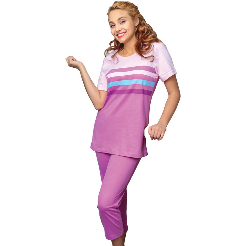 Regina Dámské bavlněné fialové pyžamo Regina 771