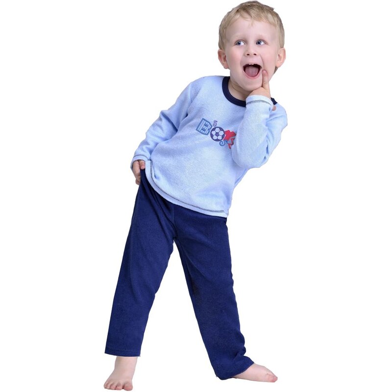 Taro Froté chlapecké pyžamo Boys modré
