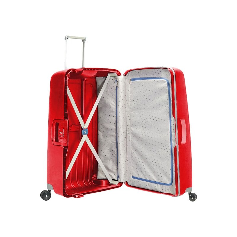 Samsonite Cestovní kufr S'Cure Spinner 102 l stříbrná