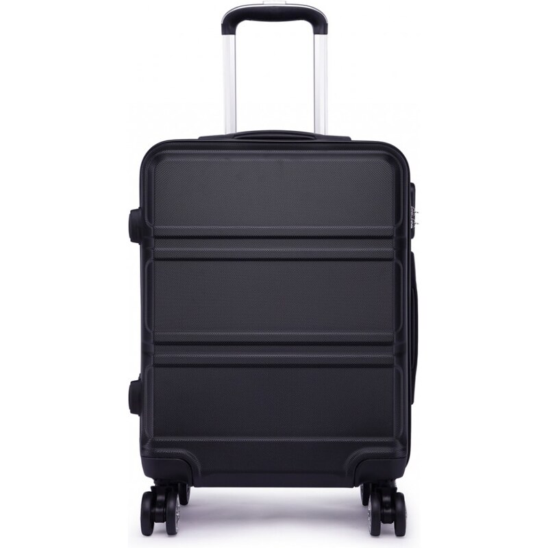 KONO Cestovní kufr - Ariel, na kolečkách cestovní, velký, černý