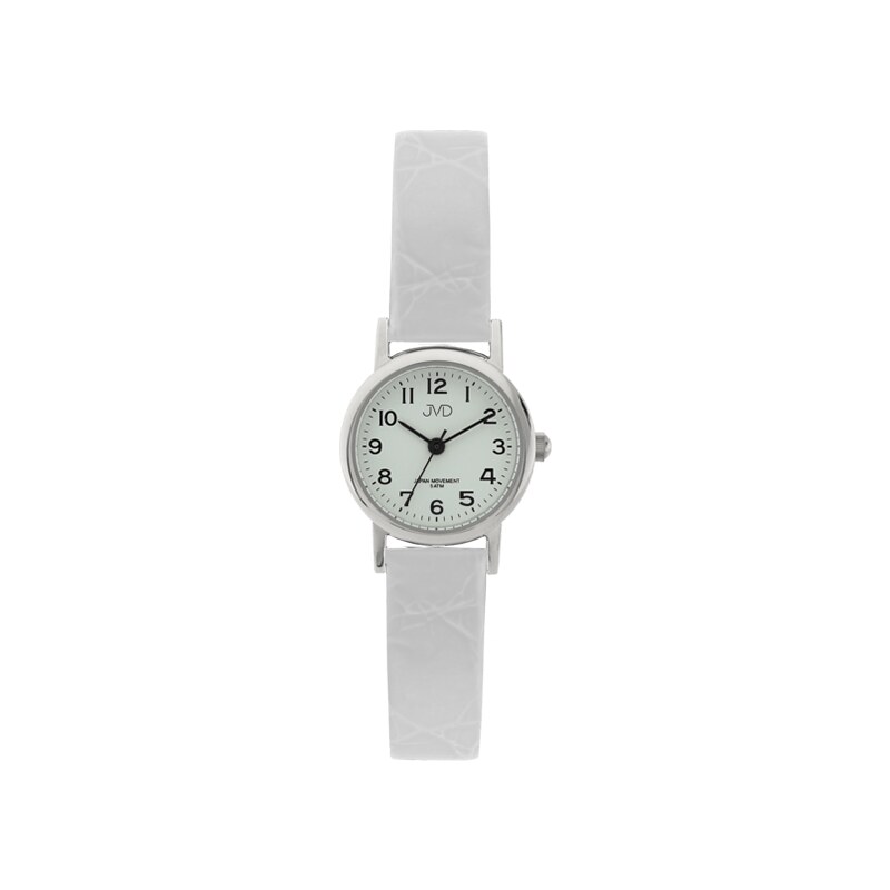 Dámské společenské náramkové hodinky JVD steel J4010.7 na koženém 25122901