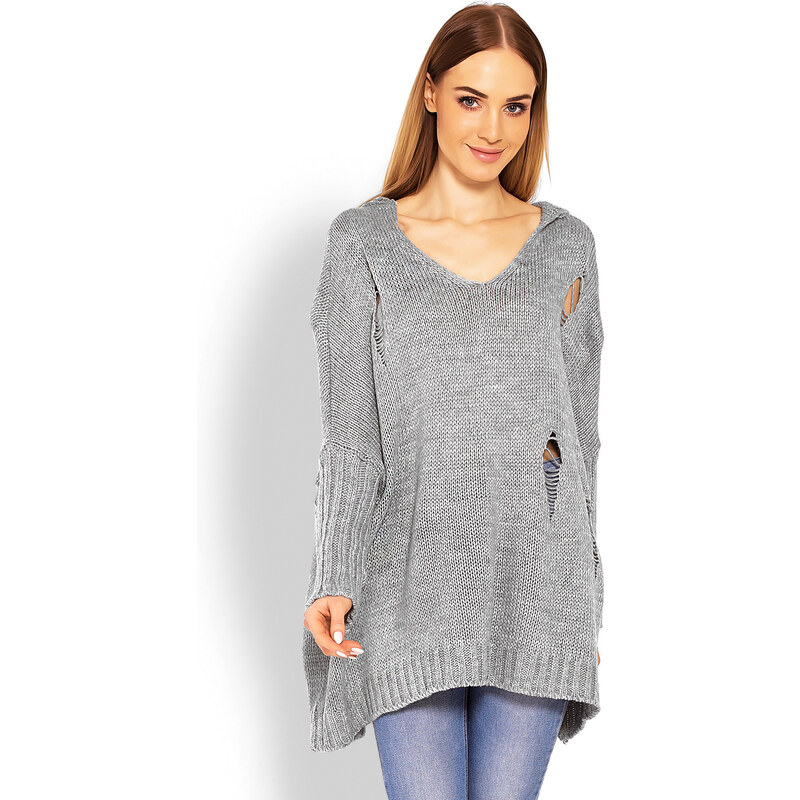 Dlouhý svetr model 114560 PeeKaBoo 47935332