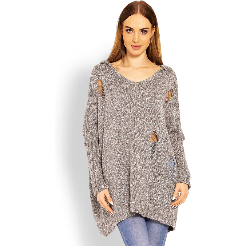 Dlouhý svetr model 114564 PeeKaBoo 47935336
