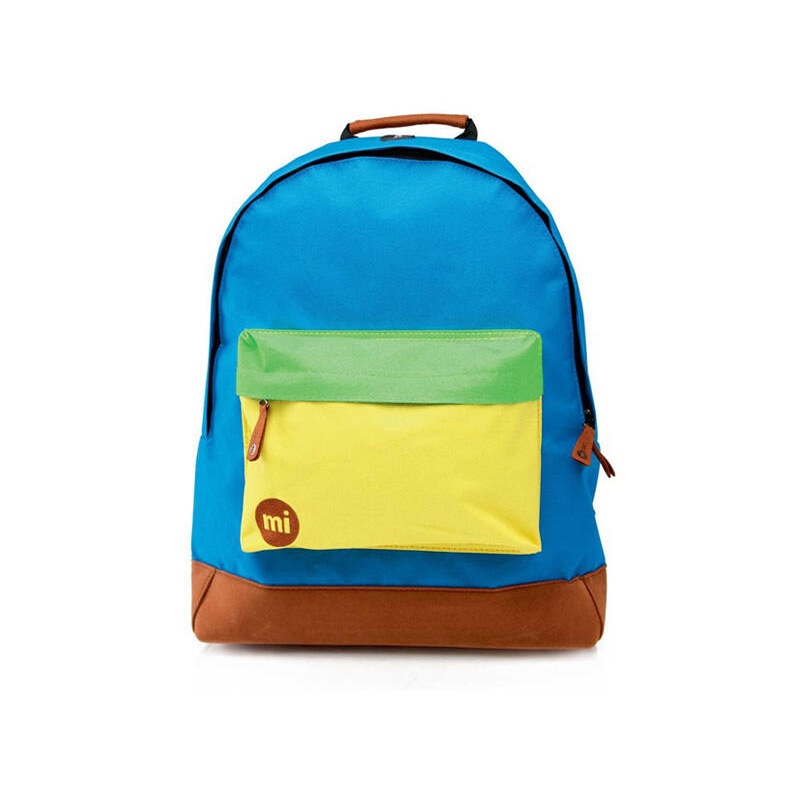 Mi-Pac Classic Tri-Tone Backpack Blue Yellow Green