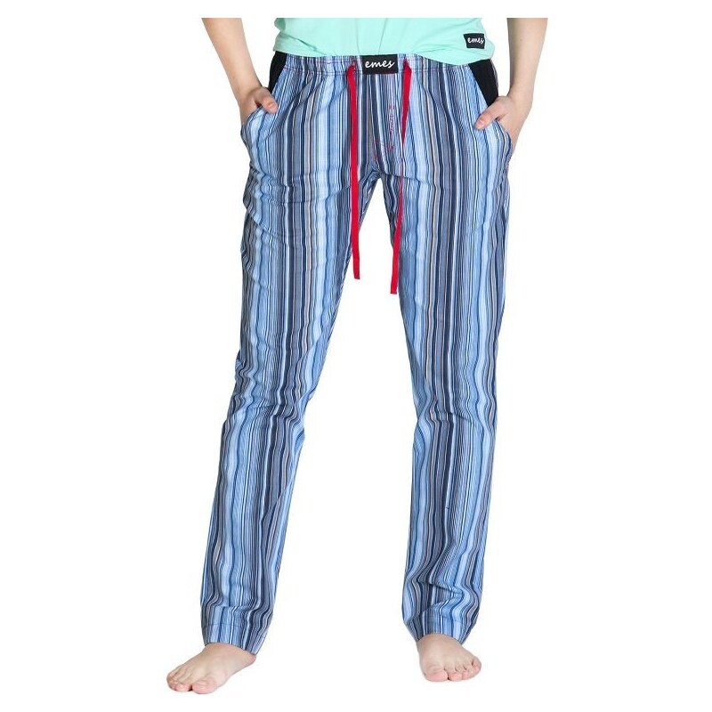 EMES Dámské kalhoty - barevné proužky