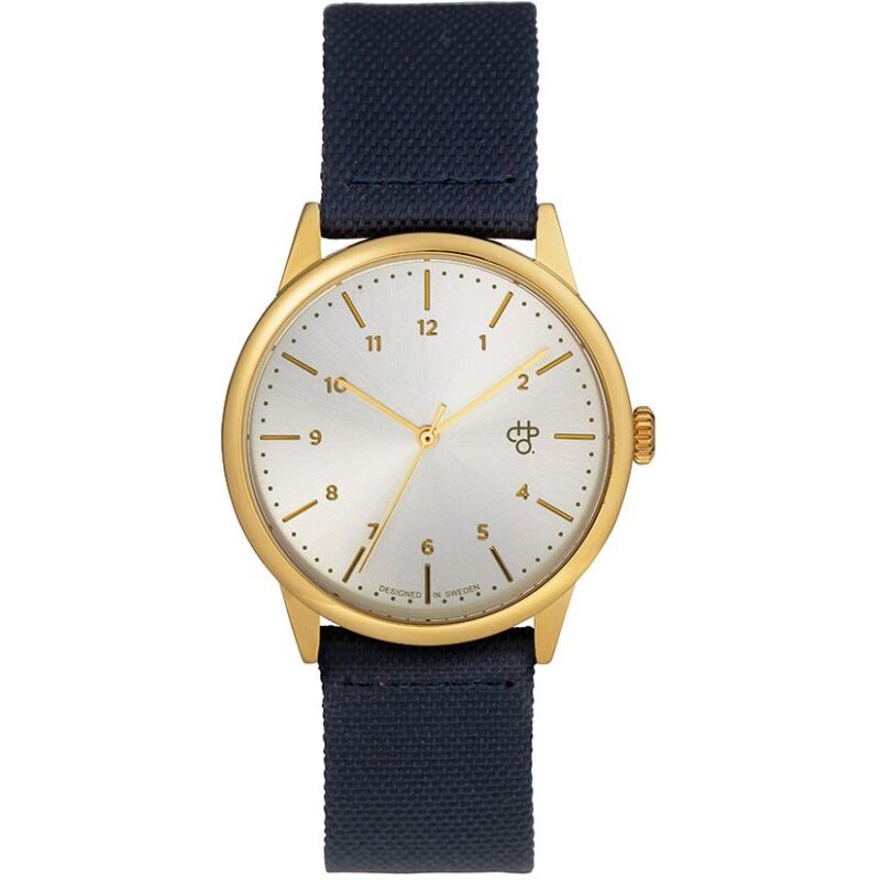 HODINKY CHPO RAWIYA SILVER AND GOLD - modrá 25332500