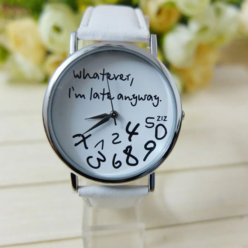 hodinky Whatever I am Late Anyway - GLAMI.cz