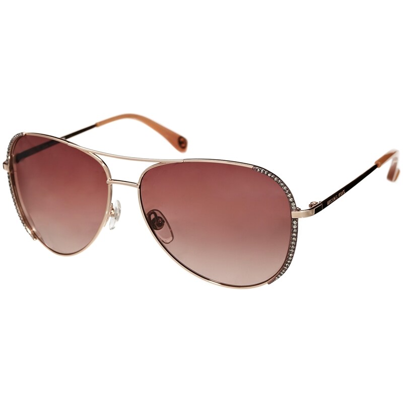 Michael Kors Sadie Aviator Sunglasses - Gold