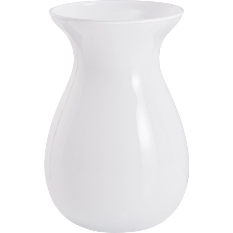BELLE Váza 18 cm - bílá