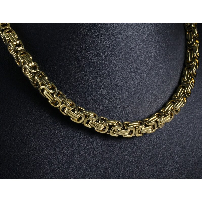 BM Jewellery Pánský řetízek 0,8 x 58 cm z chirurgické oceli gold S37200