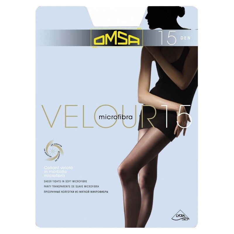Dámské punčochové kalhoty Omsa| Velour 15 den 100299838