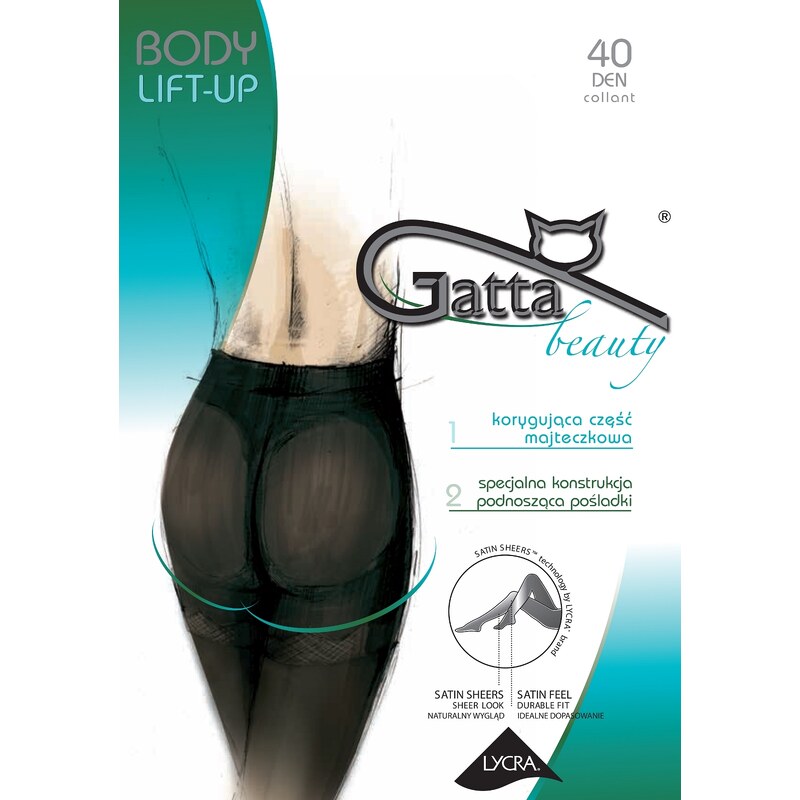Punčochové kalhoty Gatta Body Lift-up 40 den