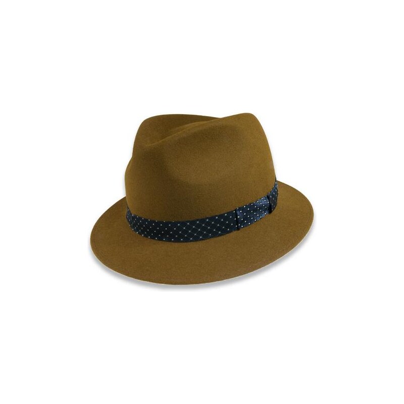 Tonak Pánský plstěný klobouk khaki (Q5015) 56 11503/13BB