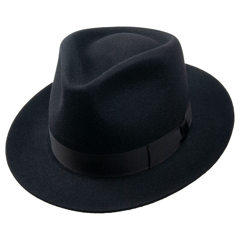Tonak Plstěný klobouk černá (Q9030) 53 100197AA