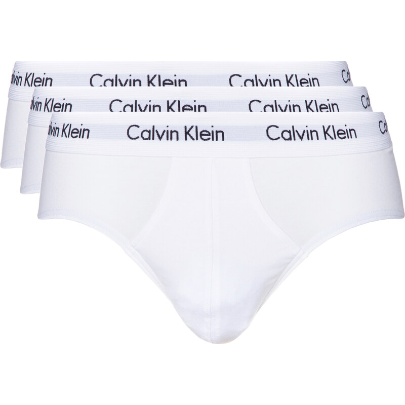 Calvin Klein Slipy 3 ks Bílá