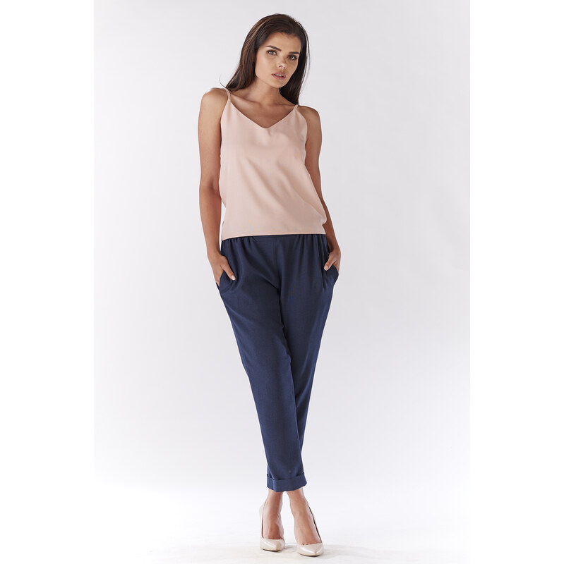 Awama Womans Blouse A190 Powder Pink