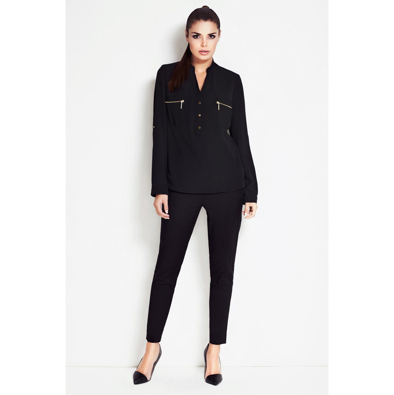 Awama Womans Shirt A51 Black