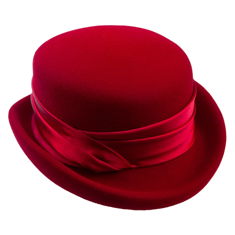 Tonak Dámský plstěný klobouk červená (Q1140) 54 52240/12GE - GLAMI.cz