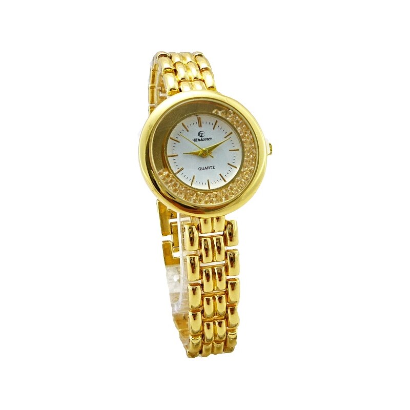 CHTime Quartz Dámské hodinky CHtime Bland zlaté 216D - GLAMI.cz