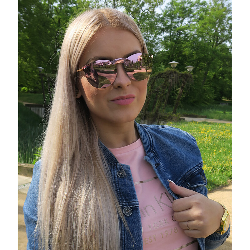 Sluneční brýle s růžovými skly PALOALTO - GLAMI.cz