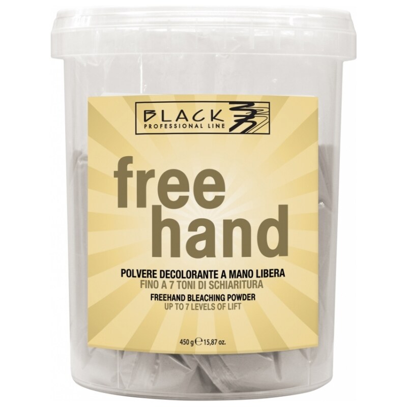 Black Professionals Melírovací prášek Free Hand Bleaching Powder 450 g