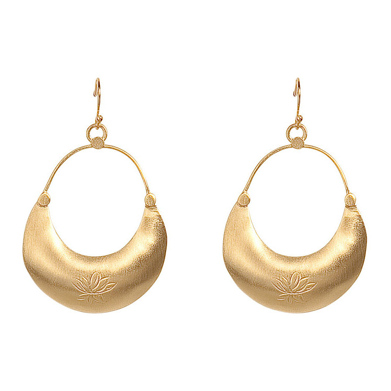 Satya Golden Luna Lotus Earrings