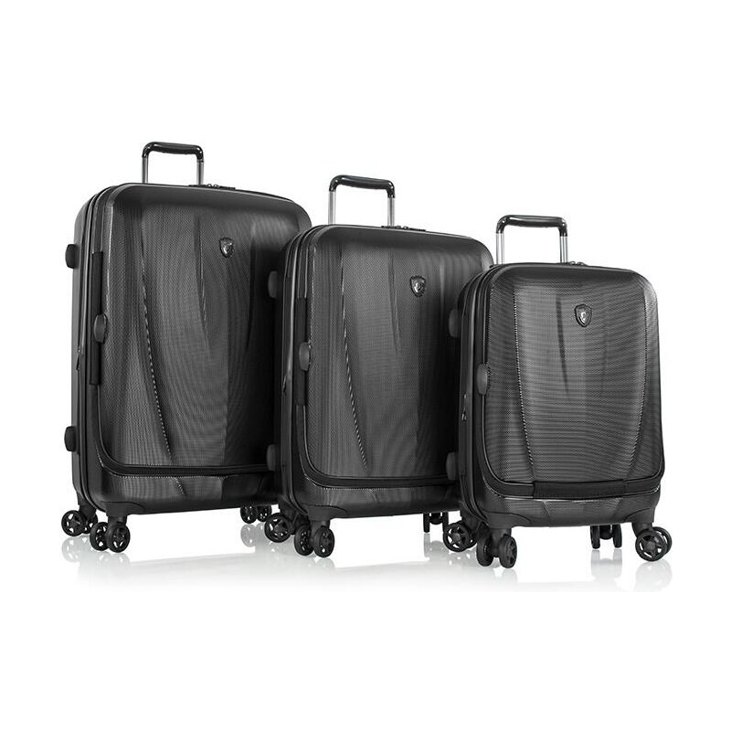 Heys Vantage Smart Luggage S,M,L Black – sada 3 kufrů