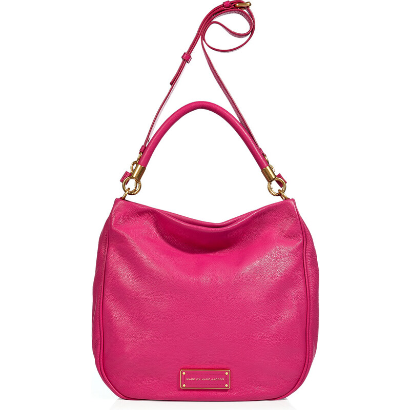 Marc by Marc Jacobs Fuchsia Leather Hobo Bag