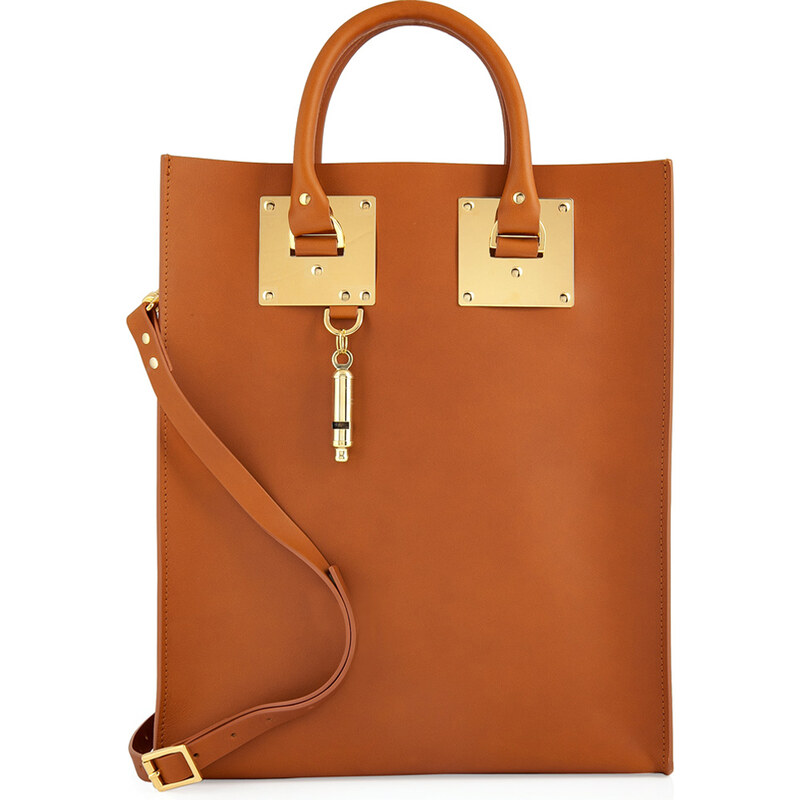Sophie Hulme Leather Convertible Tote